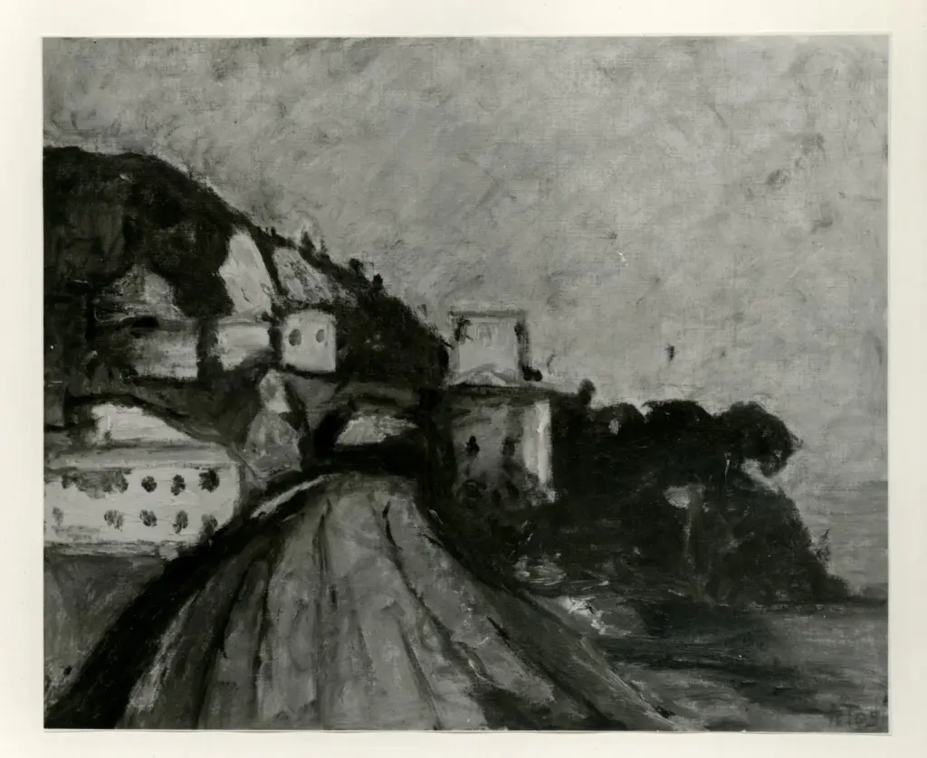 Giacomelli , Tosi, Arturo - sec. XX - Zoagli dal ponte , fronte