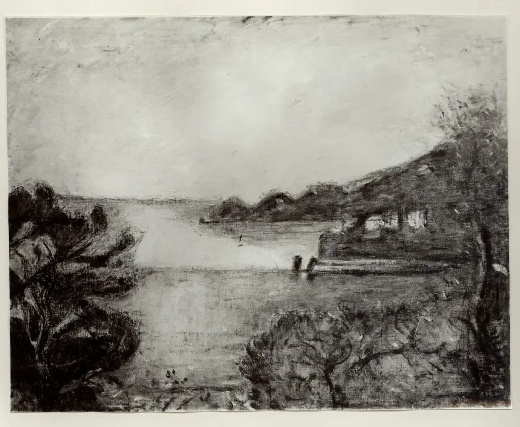 Giacomelli , Tosi, Arturo - sec. XX - Pineta di Portofino , fronte