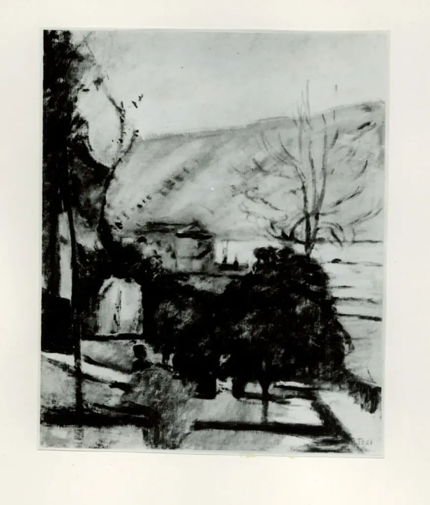 Anonimo , Tosi, Arturo - sec. XX - Nevicata a Rovetta , fronte