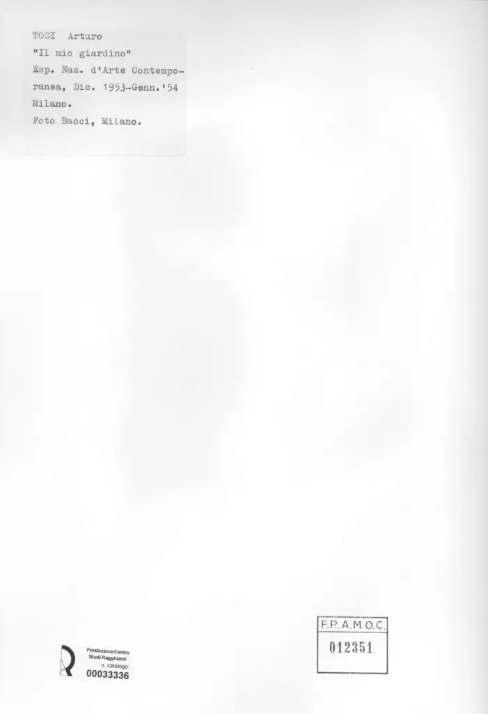 Bacci, Attilio , retro