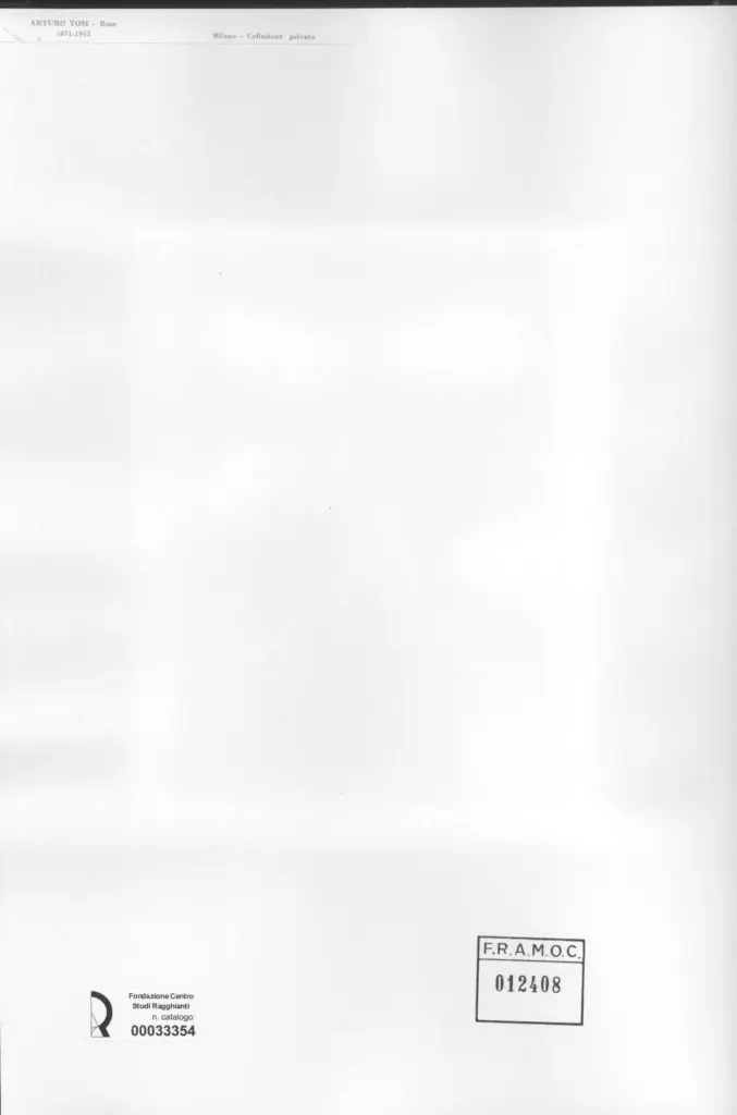 Anonimo , Tosi, Arturo - sec. XX - Rose , retro