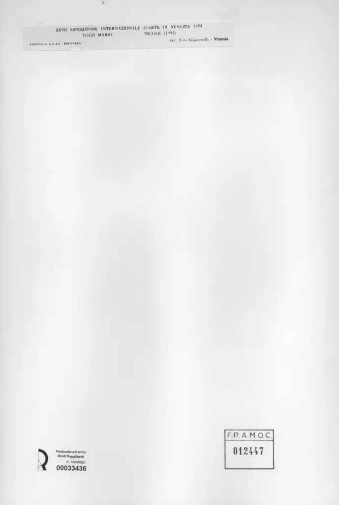 Giacomelli , Tozzi, Mario - sec. XX - Nicole , retro