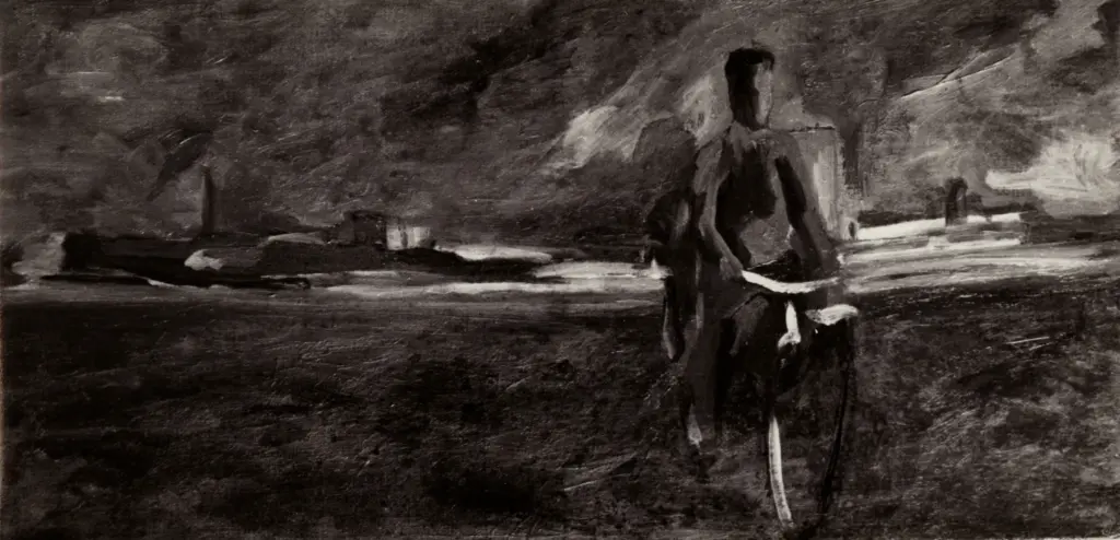 Treccani, Ernesto , Sul ponte della Ghisolfa