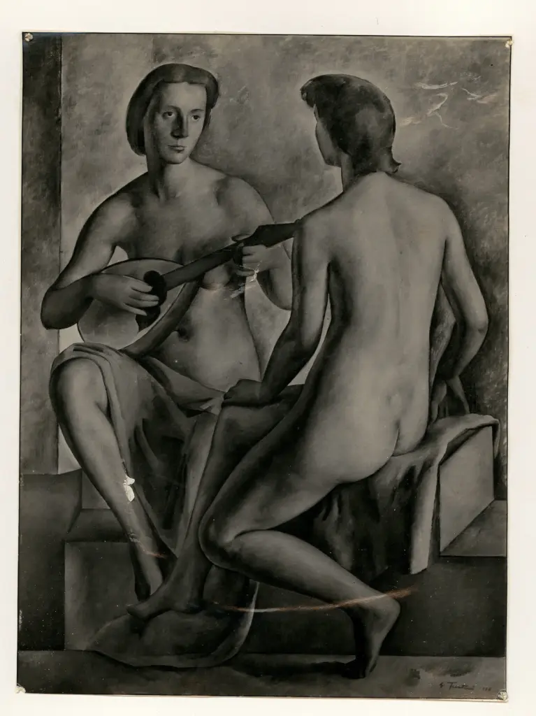 Trentini, Guido , Composizione di figure