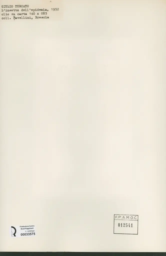 Turcato, Giulio - sec. XX -