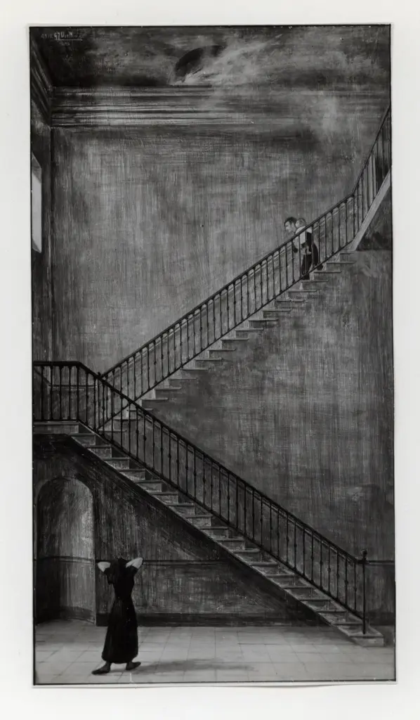 Giacomelli , Usellini, Gianfilippo - sec. XX - L'incendio , fronte