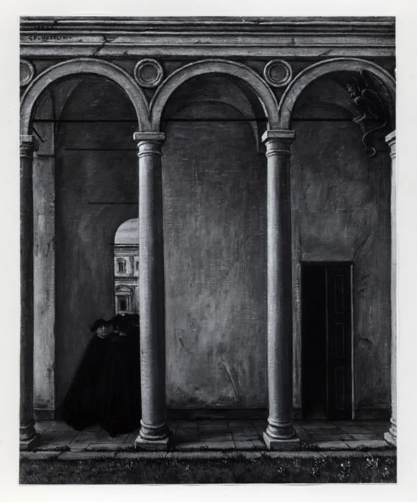 Giacomelli , Usellini, Gianfilippo - sec. XX - Il portico , fronte