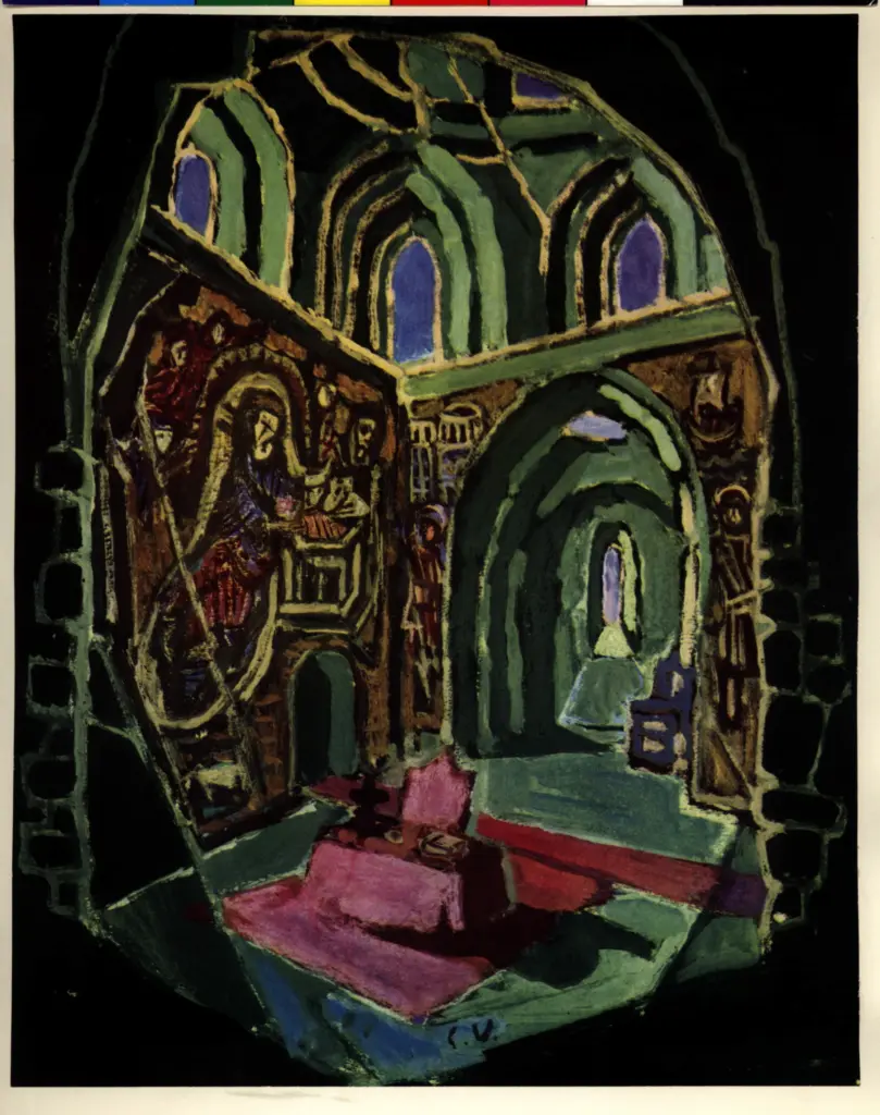 Vagnetti, Gianni , Bozzetto per "I Vespri Siciliani" di Verdi