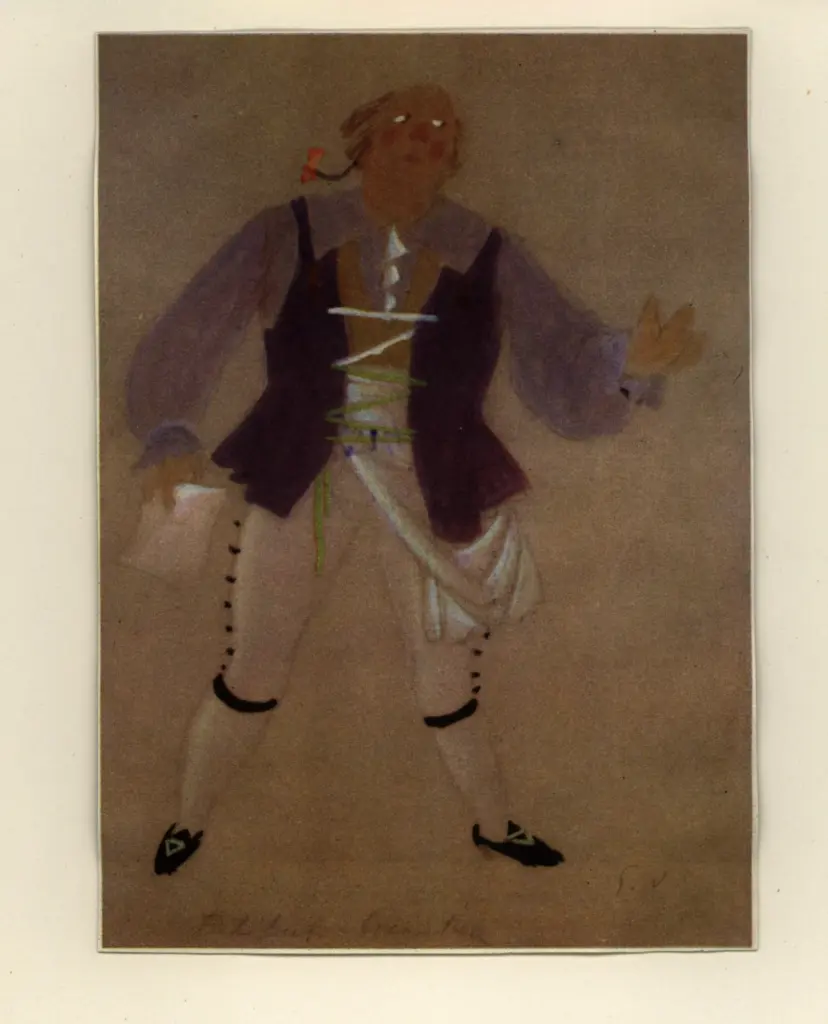 Vagnetti, Gianni , Bozzetto per un'opera di Rossini