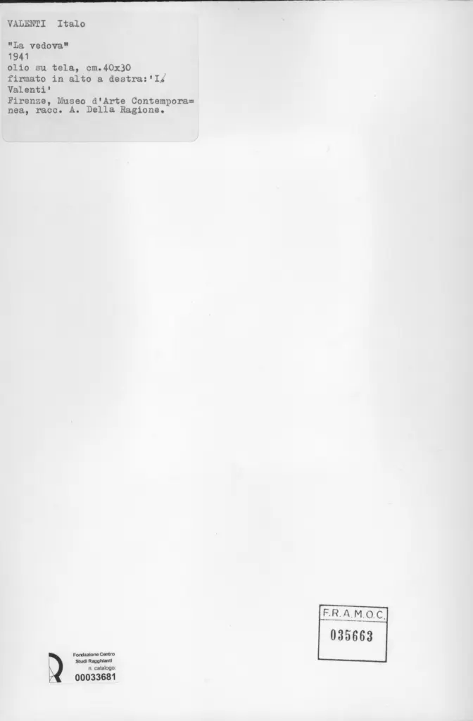 Valenti, Italo - sec. XX -
