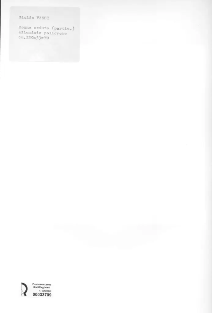 Vangi, Giulio , retro
