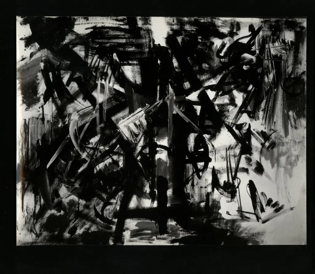 Cacco, Giorgio , Vedova, Emilio - sec. XX - Dal ciclo della protesta, N:4 1953 (Crocefissione Contemporanea) , fronte