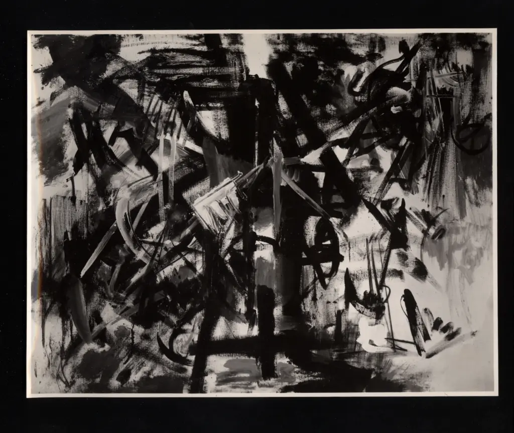 Anonimo , Vedova, Emilio - sec. XX - Crocifissione (Dal ciclo della protesta N: 4) , fronte