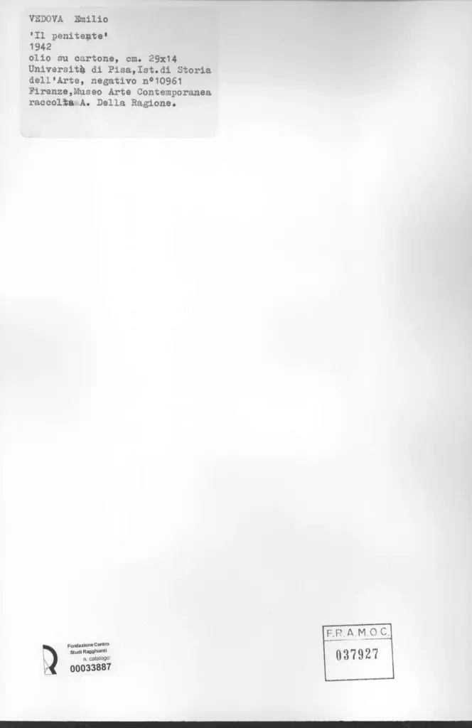 Universit&agrave; di Pisa. Dipartimento di Storia delle Arti , retro