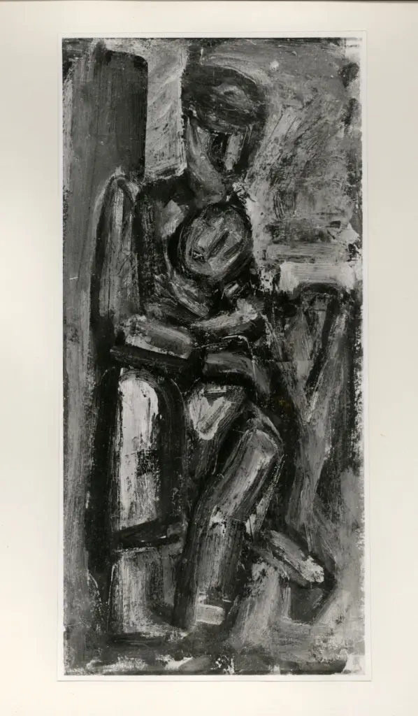 Universit&agrave; di Pisa. Dipartimento di Storia delle Arti , Vedova, Emilio - sec. XX , fronte