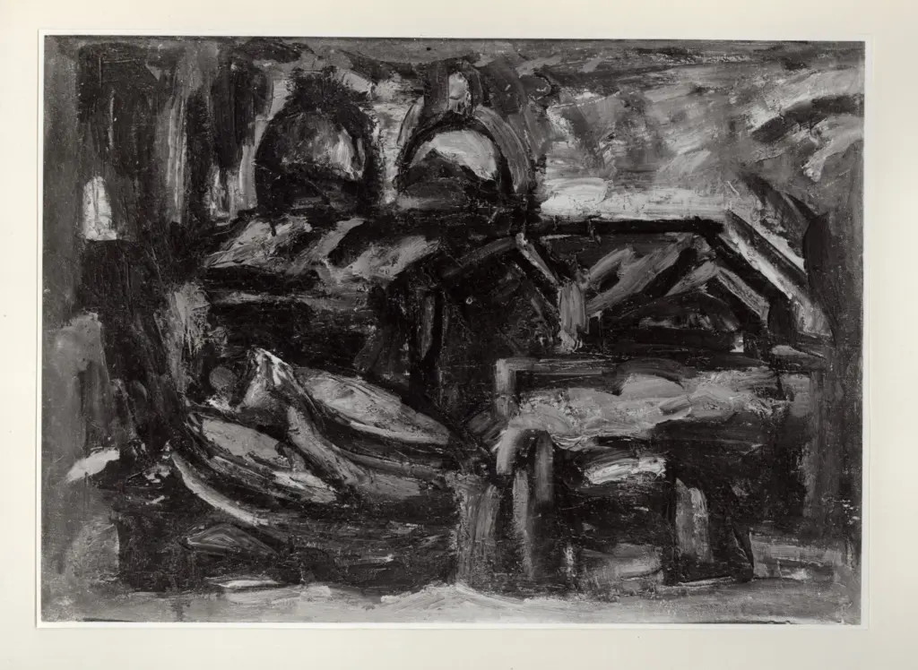 Universit&agrave; di Pisa. Dipartimento di Storia delle Arti , Vedova, Emilio - sec. XX - , fronte