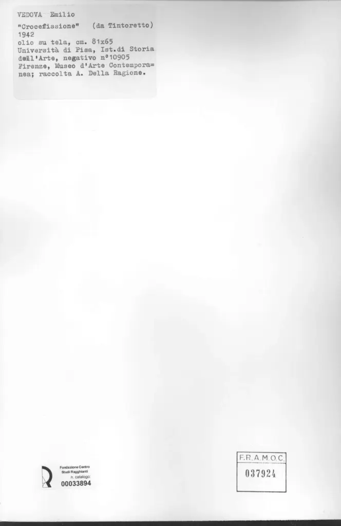 Universit&agrave; di Pisa. Dipartimento di Storia delle Arti , retro