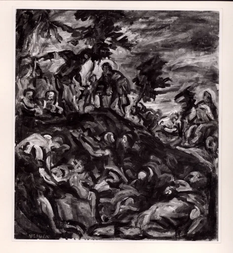 Universit&agrave; di Pisa. Dipartimento di Storia delle Arti , Vedova, Emilio - sec. XX , fronte