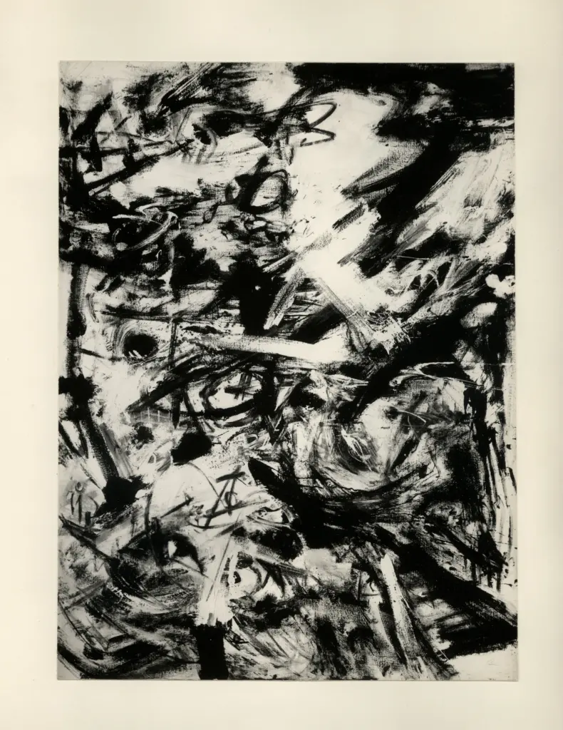 Anonimo , Vedova, Emilio - sec. XX - Immagine del tempo '58, n. 6 - Tumulto , fronte