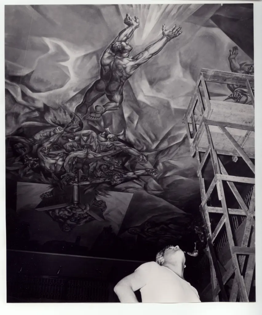 Vela Zanetti, Jos&egrave; , Affresco