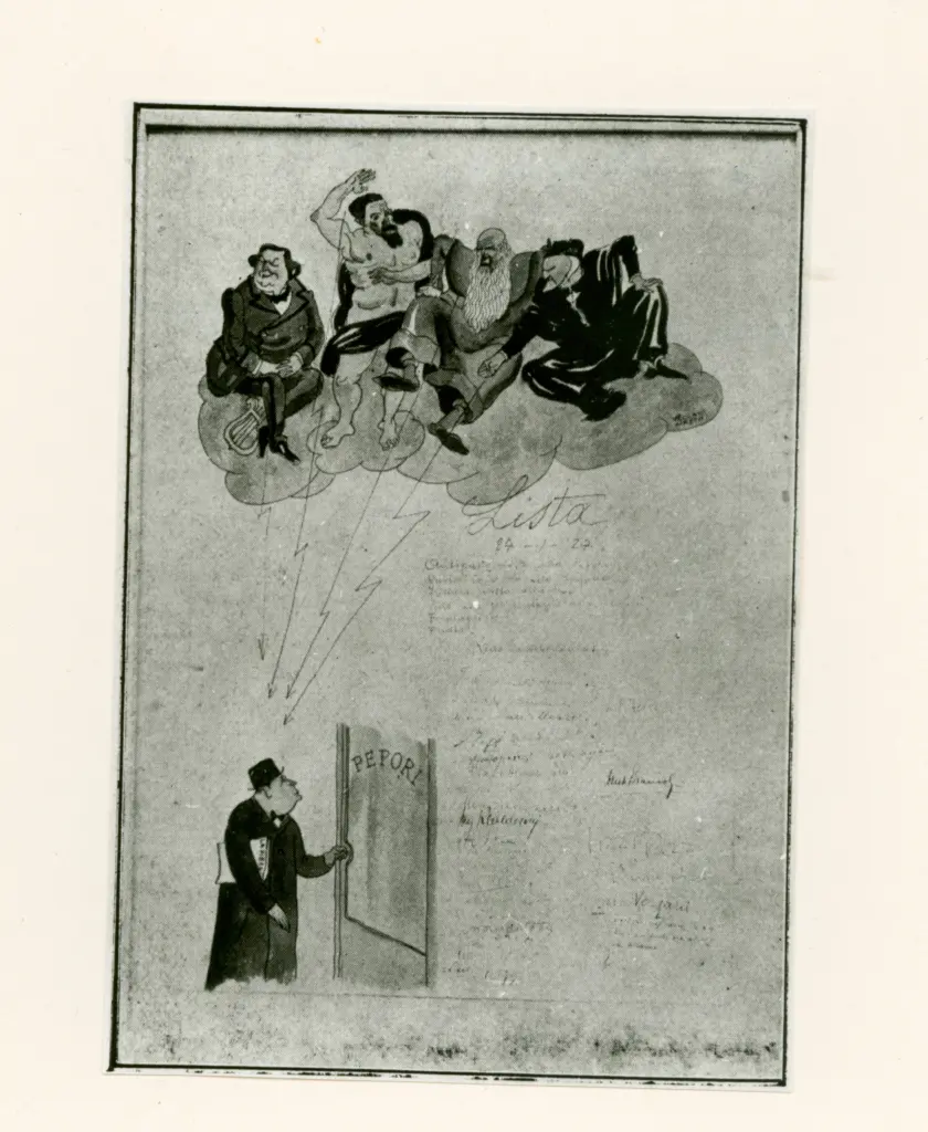 Anonimo , Vellani Marchi, Mario - sec. XX - Lista baguttiana , fronte