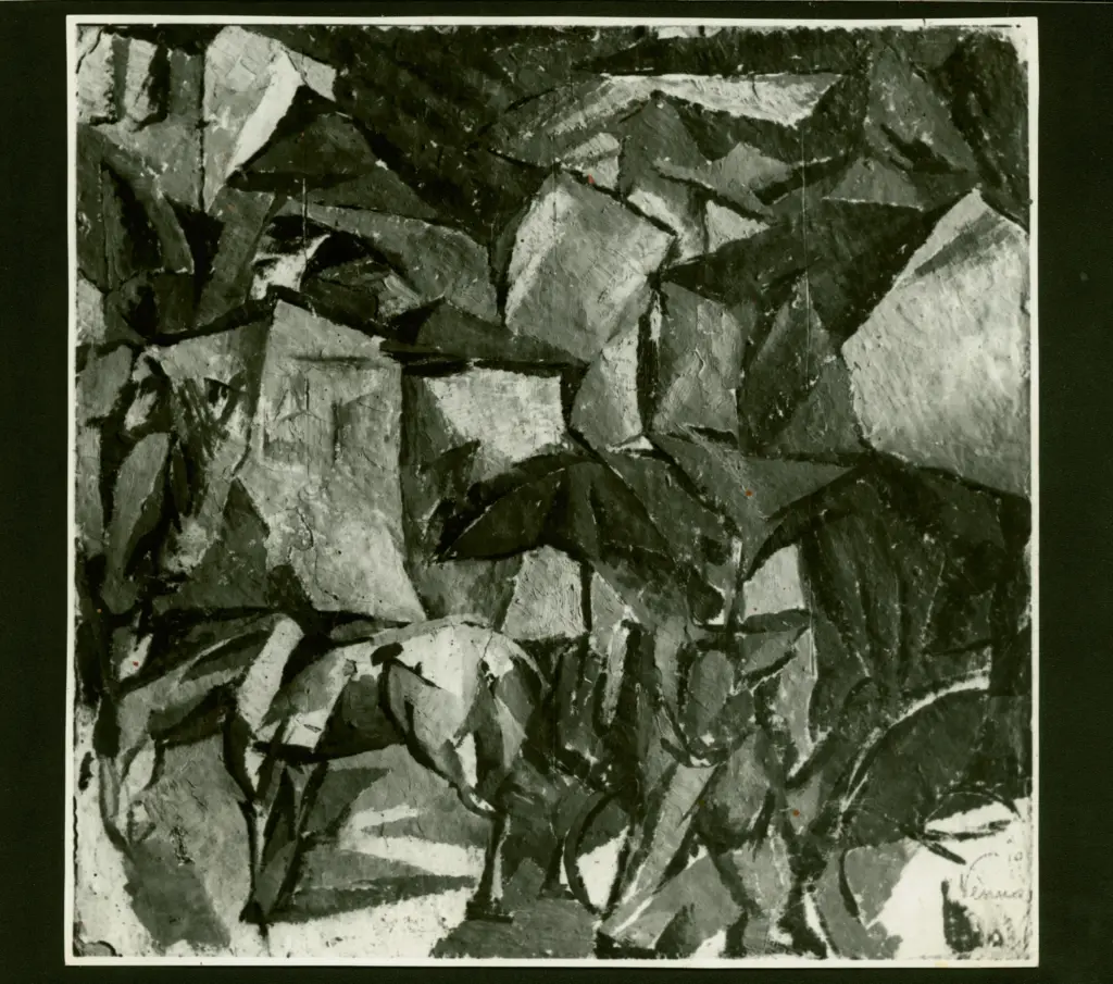 Anonimo , Venna, Lucio - sec. XX - Espansione di volumi