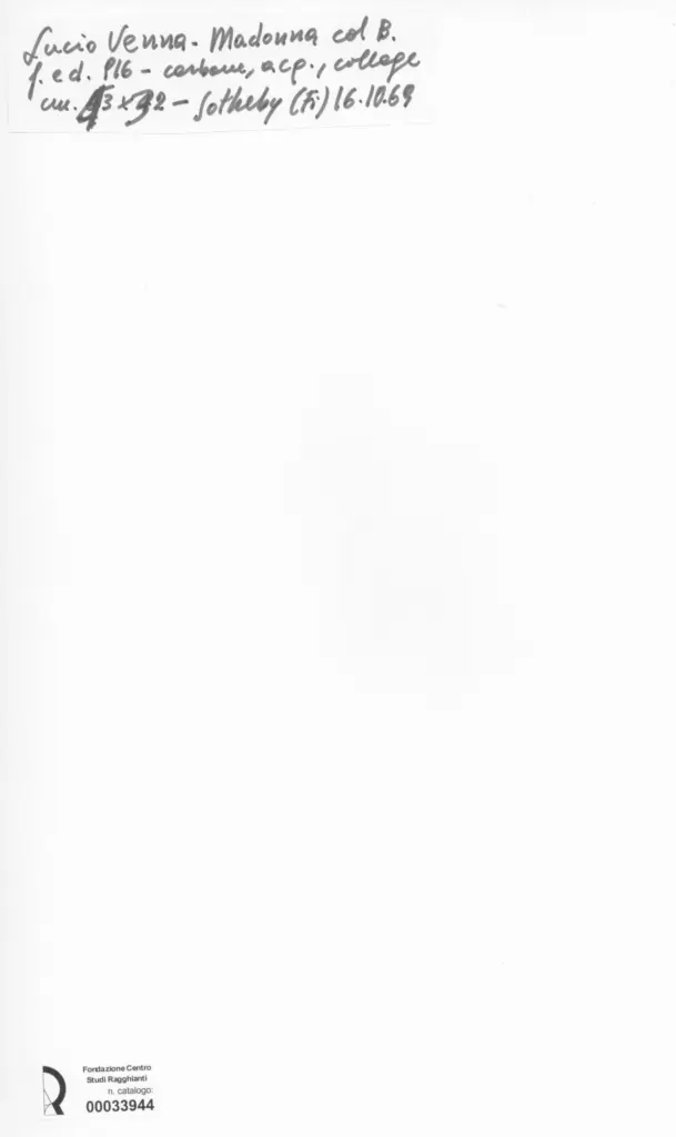 Venna, Lucio - sec. XX - , retro