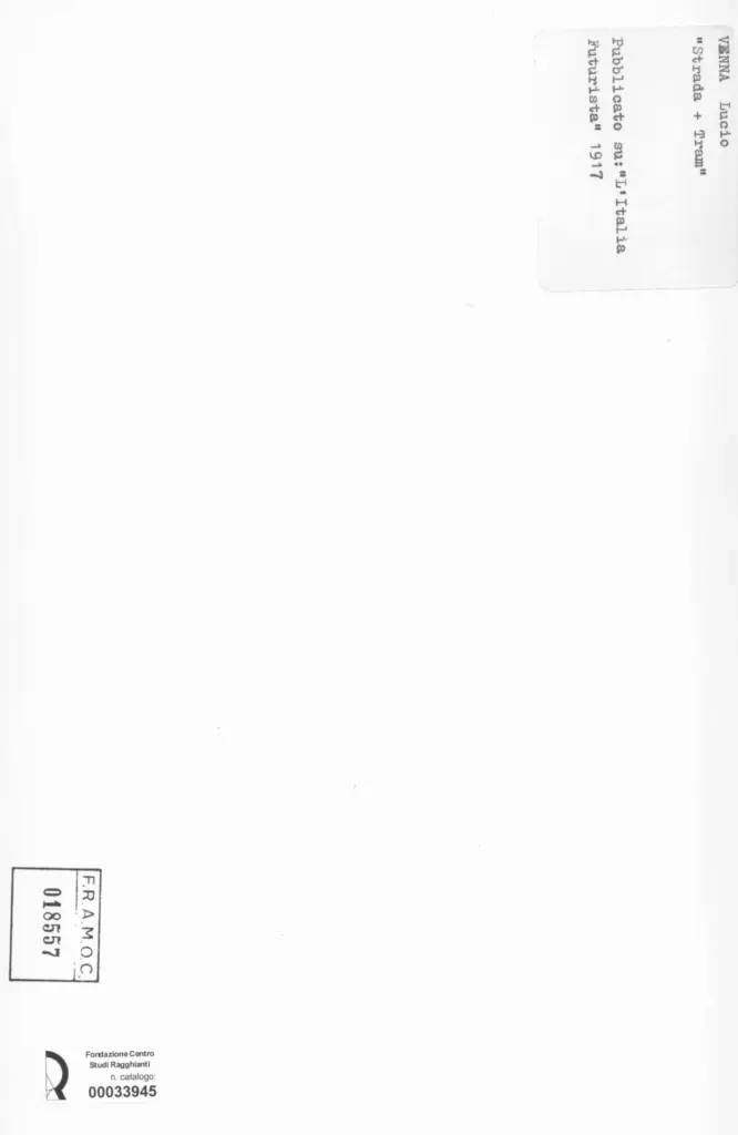 Venna, Lucio - sec. XX - , retro