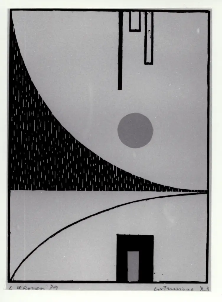 Anonimo , Veronesi, Luigi - sec. XX - Costruzione X3 , fronte