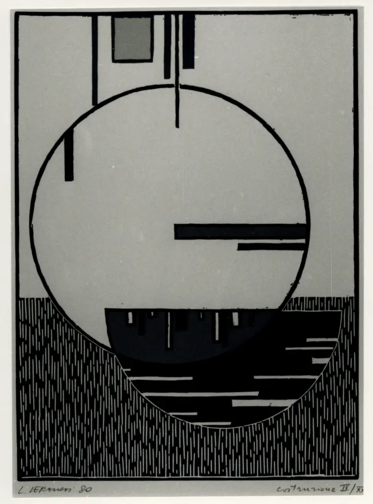 Anonimo , Veronesi, Luigi - sec. XX - Costruzione IV/XXX , fronte