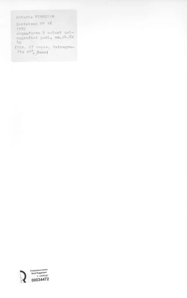 Anonimo, Anonimo , retro