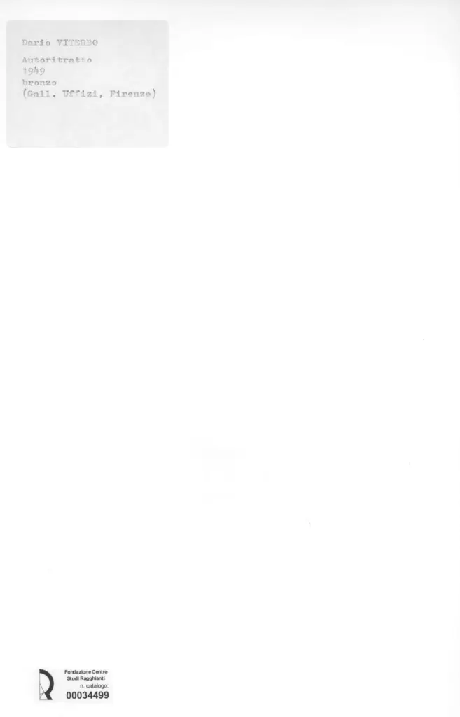 Anonimo , Viterbo, Dario - sec. XX -