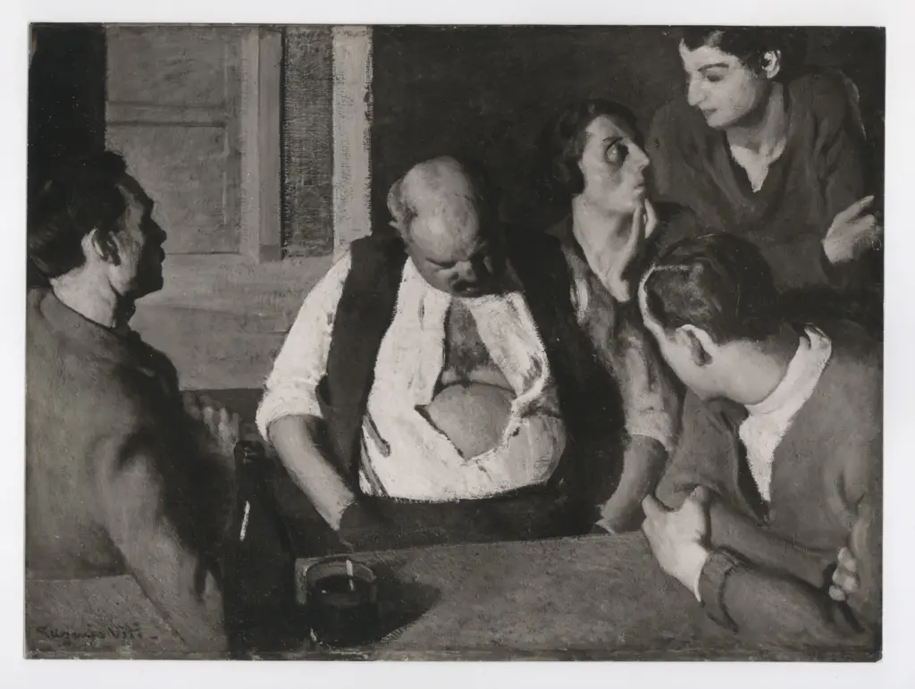 Viti, Eugenio , Al tavolo