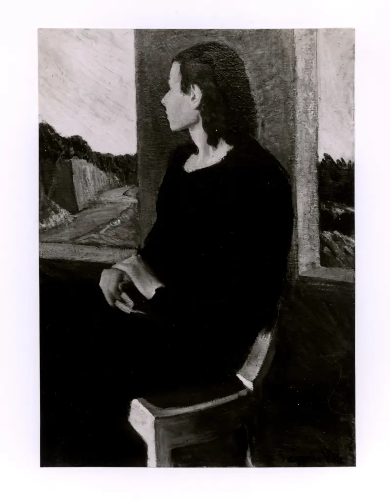 Viti, Eugenio , Donna alla finestra