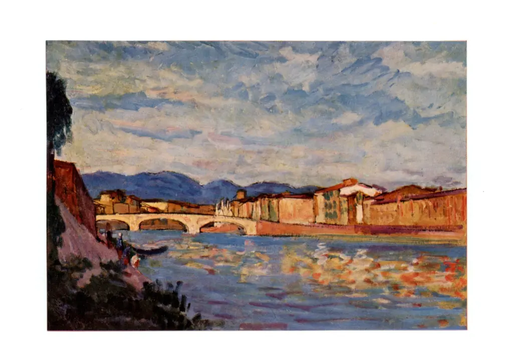 Vittorini, Umberto , Pisa i Lungarno -