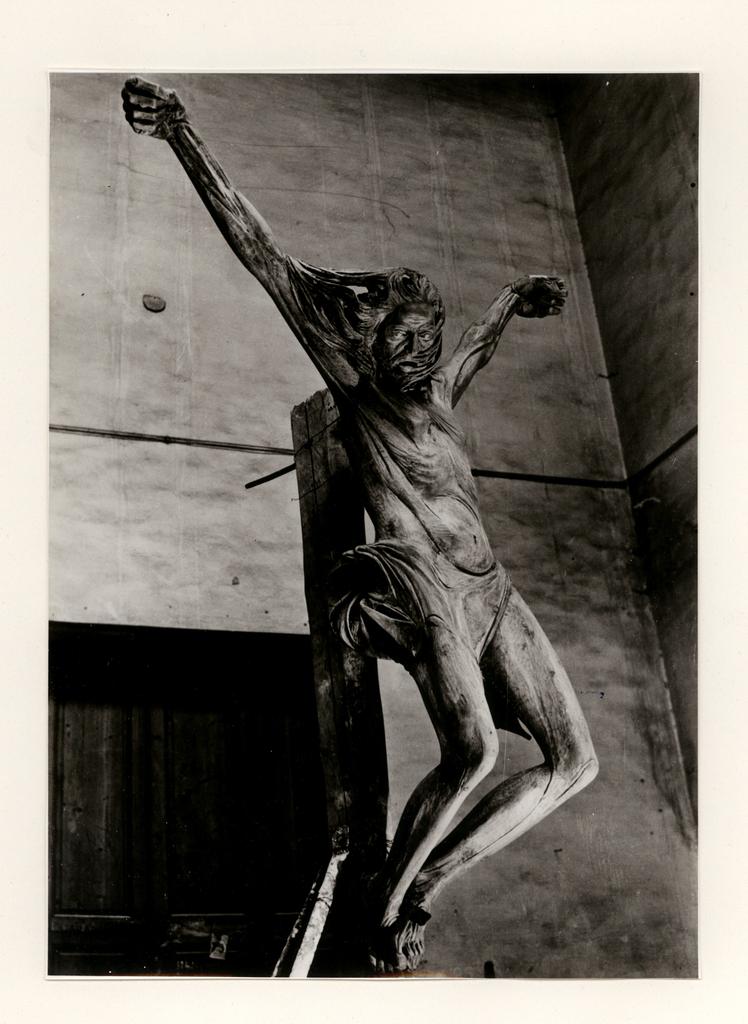 Anonimo , Vivarelli, Jorio - sec. XX - Crocifisso in legno , fronte