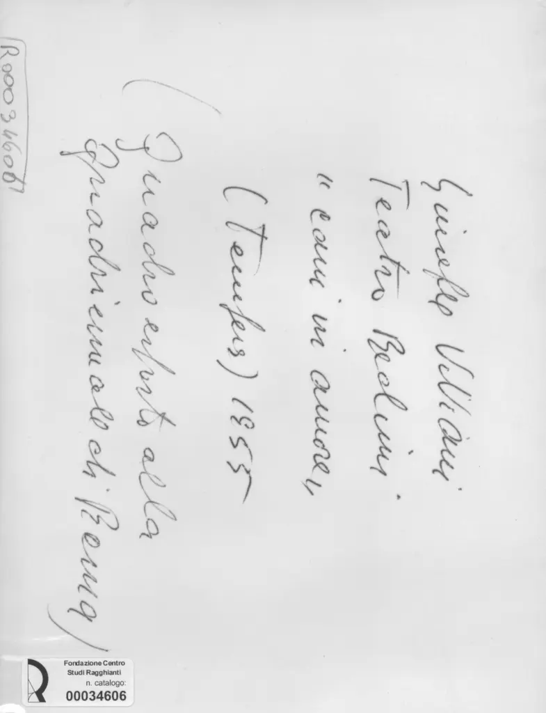 Anonimo , Viviani, Giuseppe - sec. XX - Cani in amore , retro