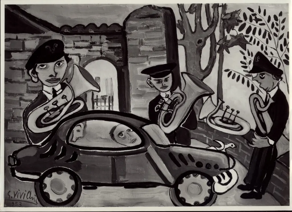 Ceccato, A. , Viviani, Giuseppe - sec. XX - La banda di paese , fronte