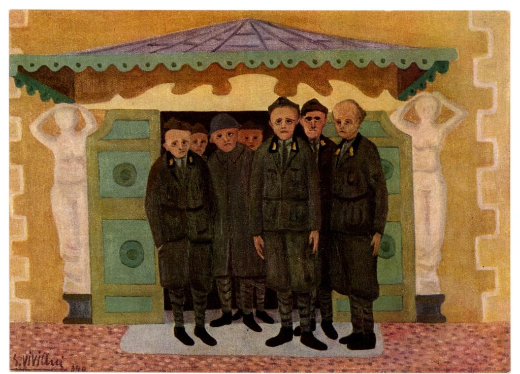 Viviani, Giuseppe , I soldati al teatro Redini