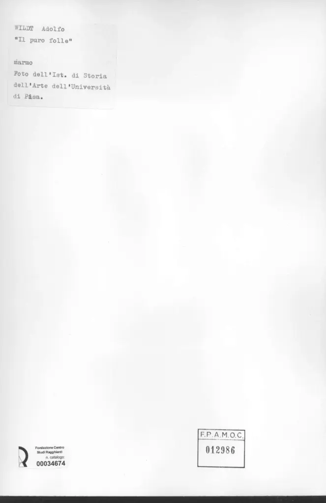 Universit&agrave; di Pisa. Dipartimento di Storia delle Arti , retro