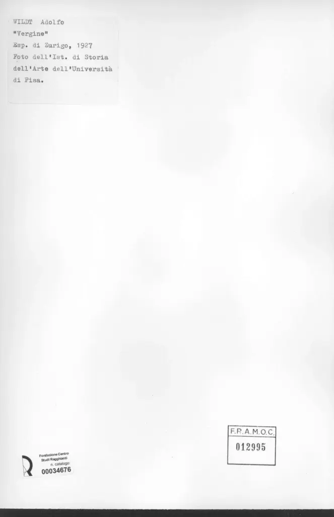 Universit&agrave; di Pisa. Dipartimento di Storia delle Arti , retro