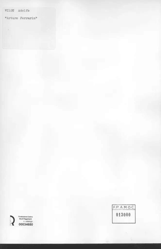 Anonimo, Anonimo , retro