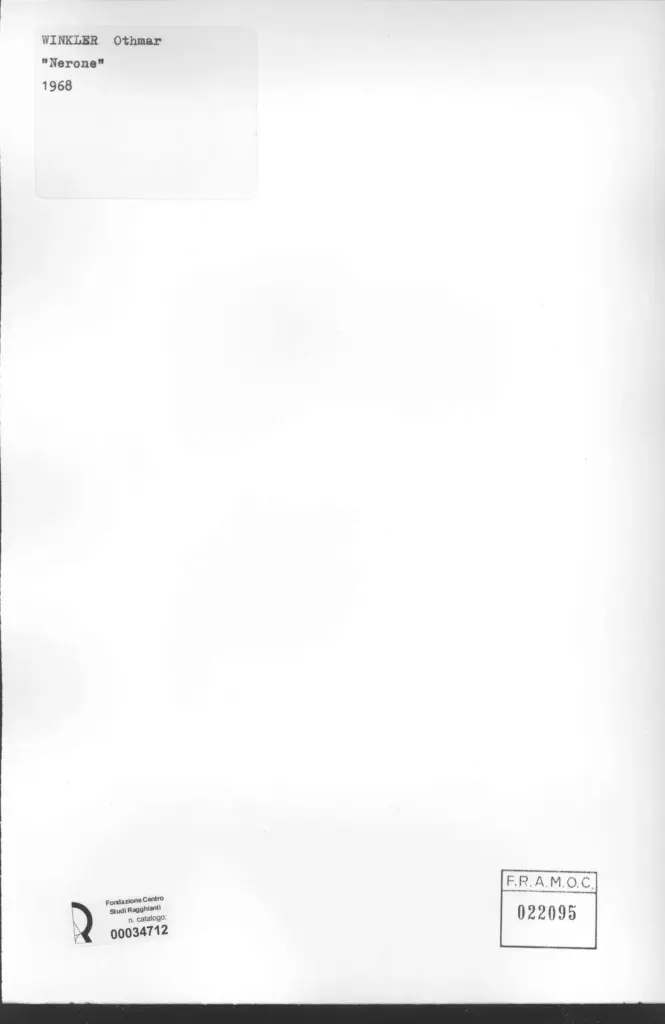 Anonimo, Anonimo , retro