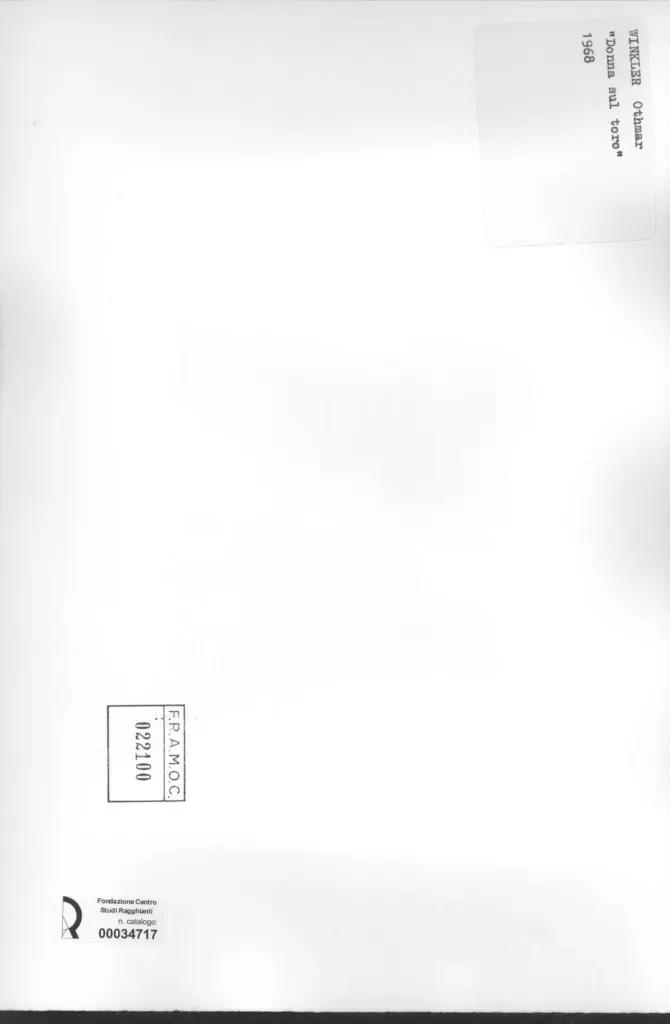 Anonimo, Anonimo , retro