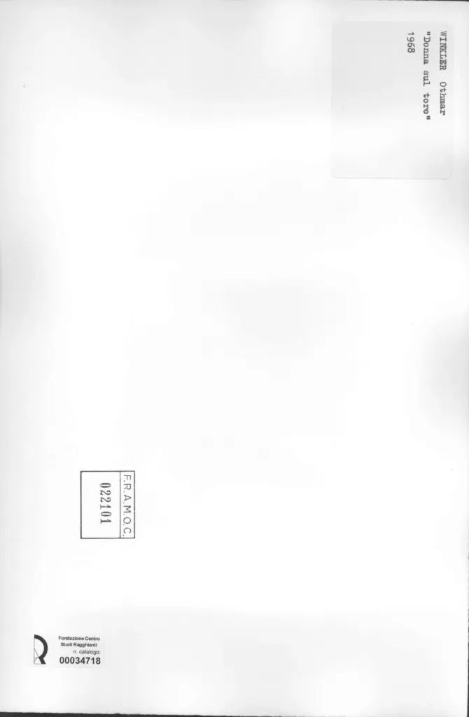 Anonimo, Anonimo , retro