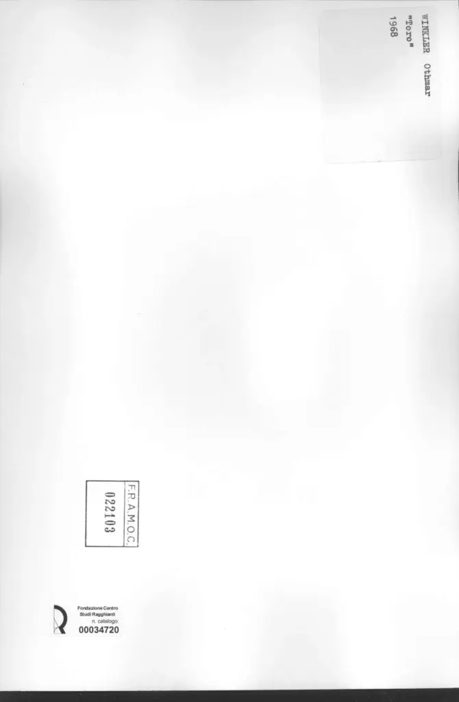 Anonimo, Anonimo , retro