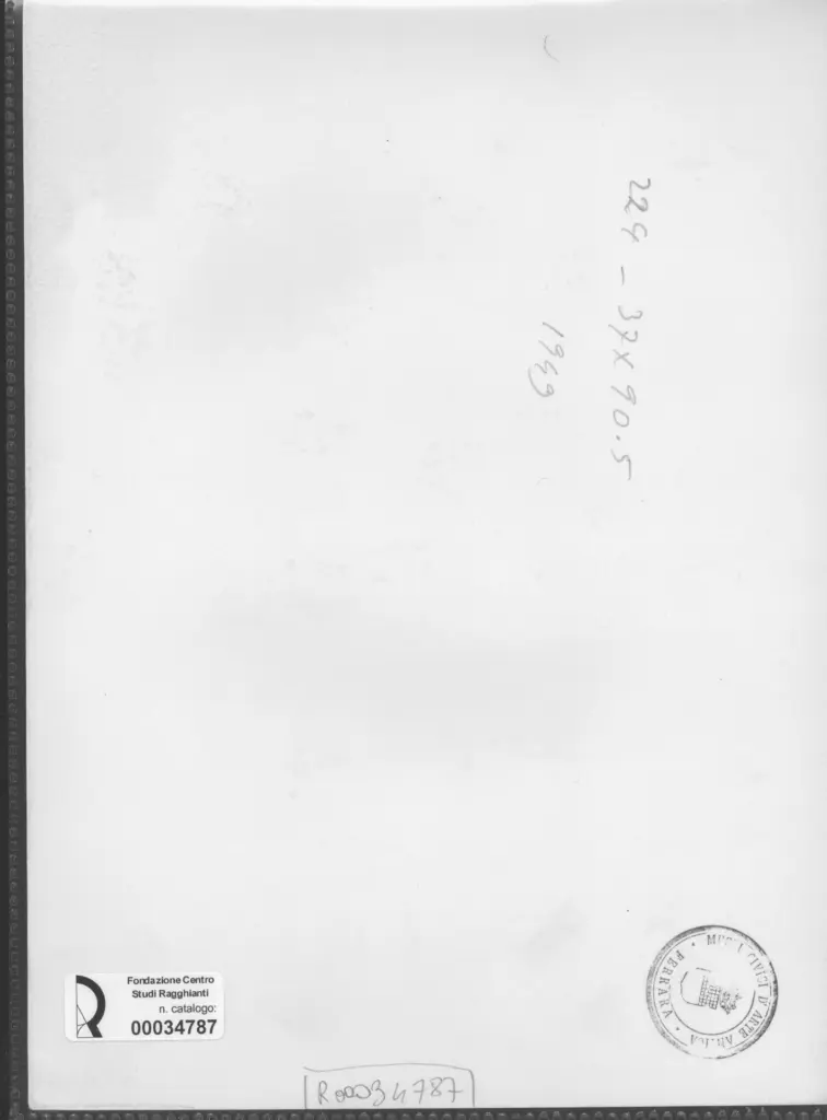 Anonimo , Zancanaro, Antonio - sec. XX - Fregio con figure , retro