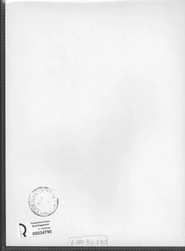 Anonimo , Zancanaro, Antonio - sec. XX - Veduta di Comacchio , retro