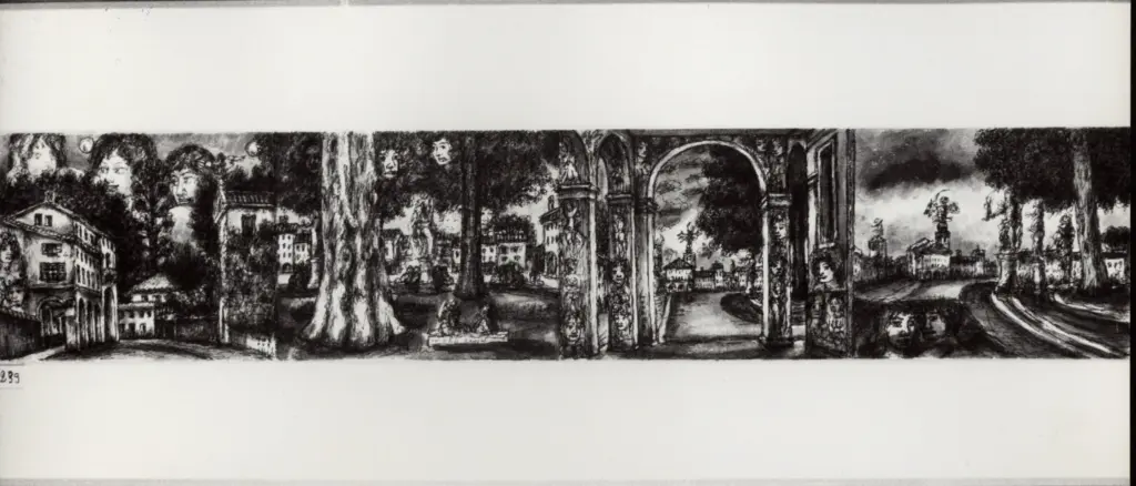 Anonimo , Zancanaro, Antonio - sec. XX - Paesaggi , fronte