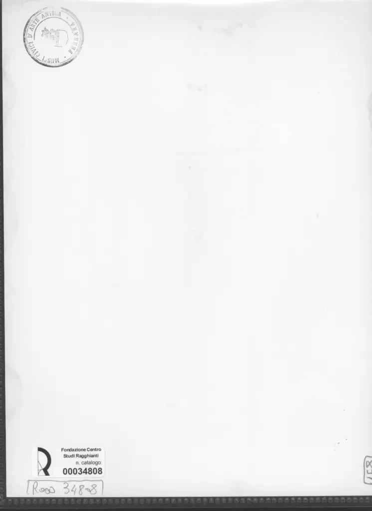 Anonimo , Zancanaro, Antonio - sec. XX - Ritratto maschile , retro